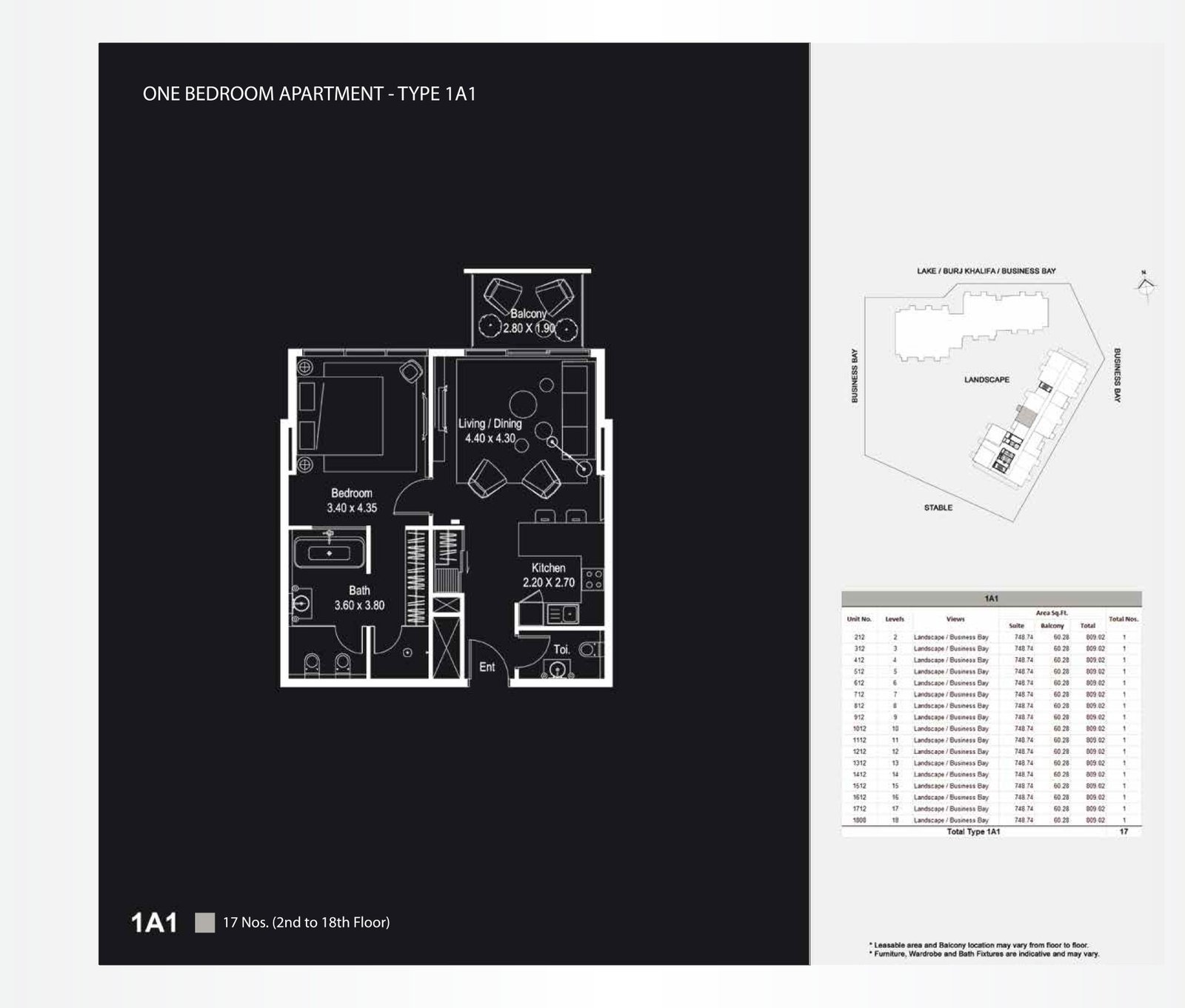 The Atria Apartments Floor Plan