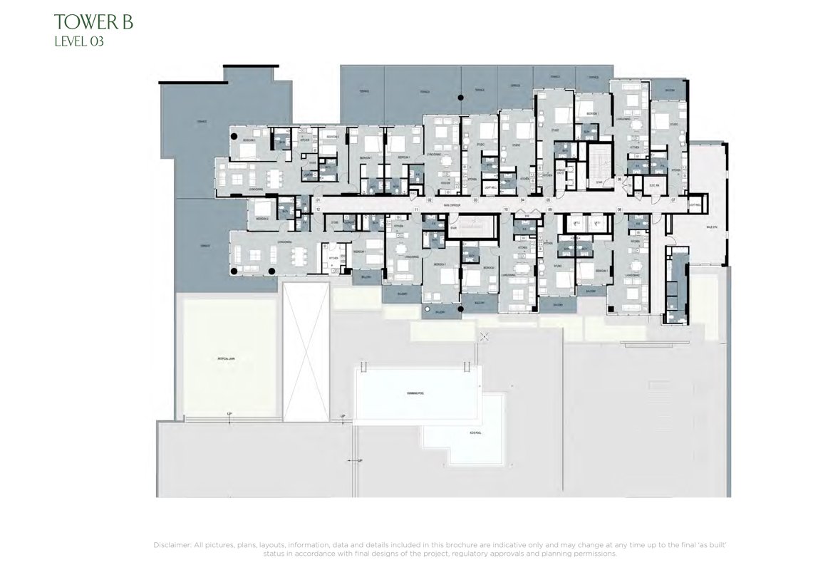 Damac Park Town Floor Plan