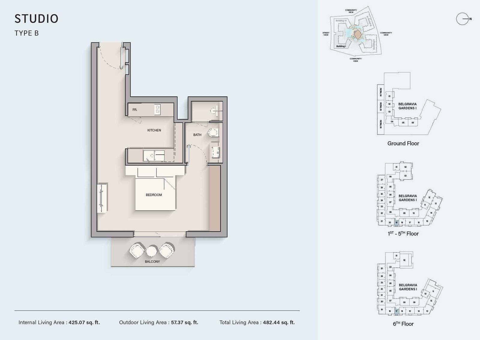 Ellington Belgravia Gardens Floor Plan