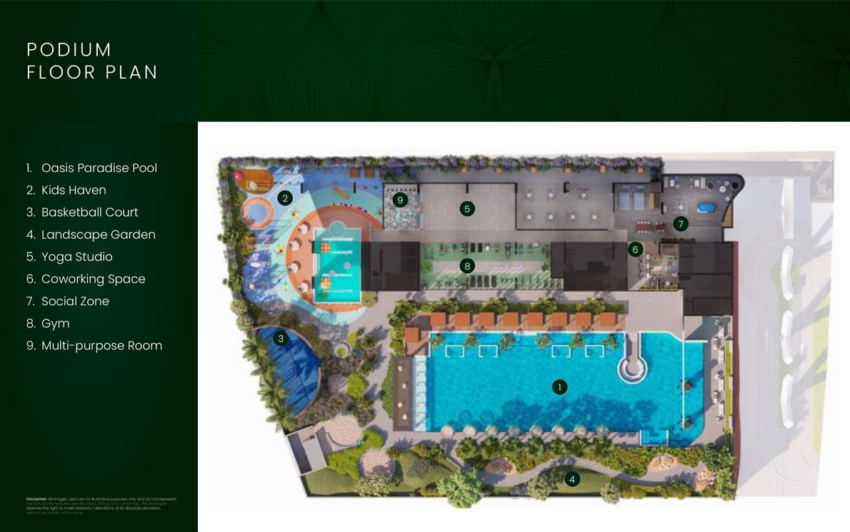 The Golf Residence Floor Plan