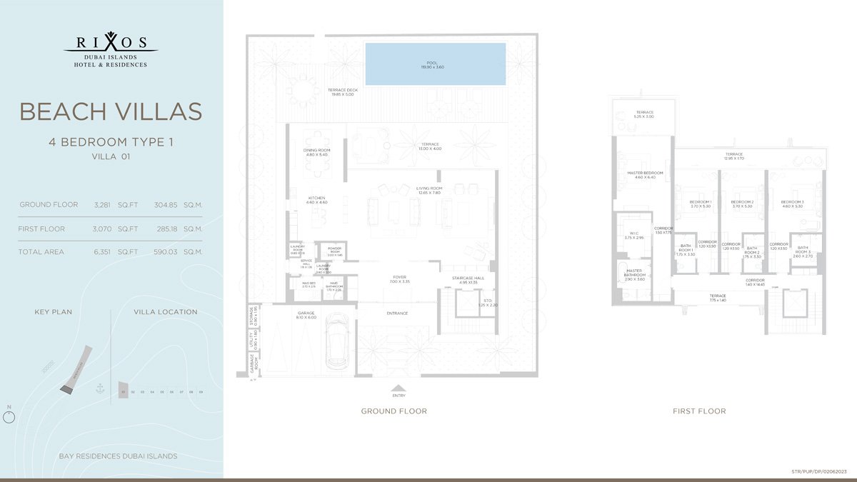 Nakheel Rixos Dubai Islands Floor Plan