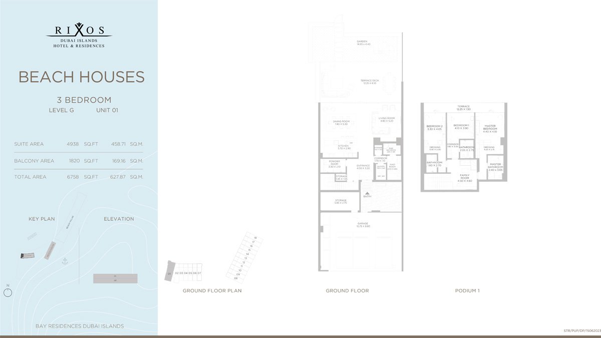 Nakheel Rixos Dubai Islands Floor Plan