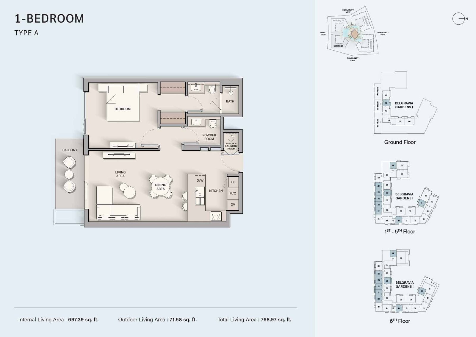 Ellington Belgravia Gardens Floor Plan