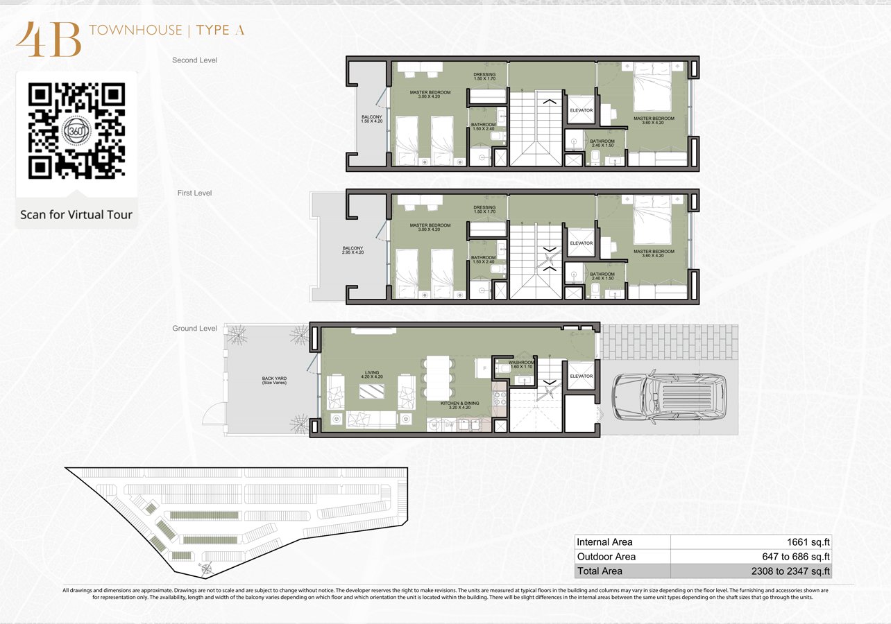 Bianca Townhouses Floor Plan
