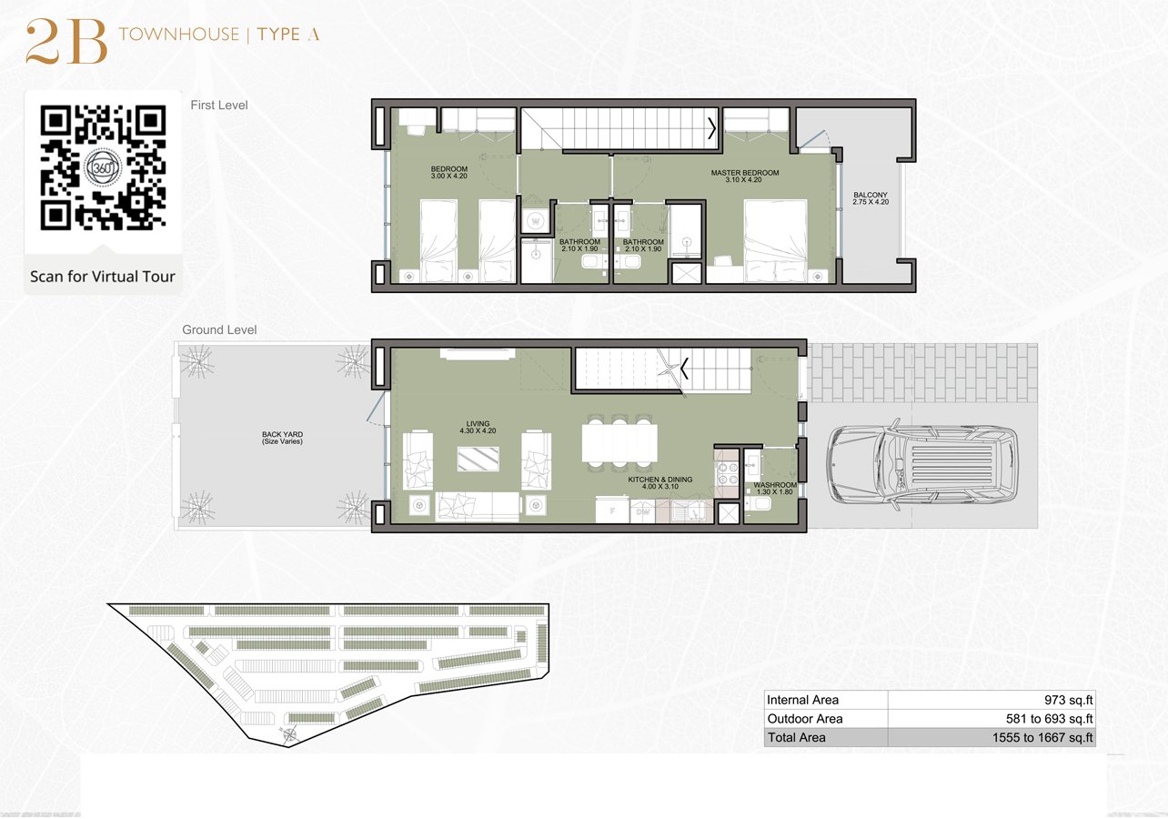 Bianca Townhouses Floor Plan