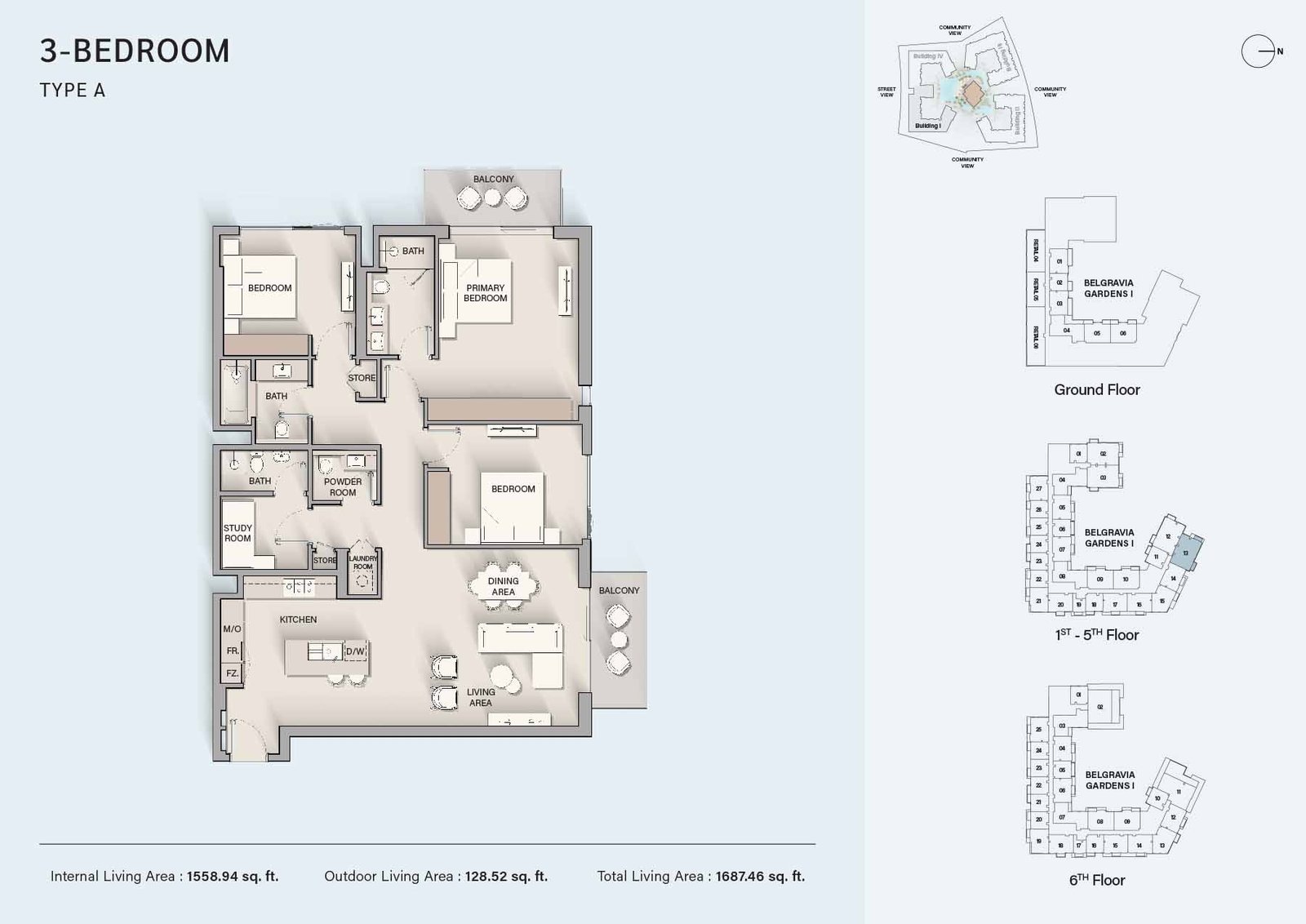 Ellington Belgravia Gardens Floor Plan