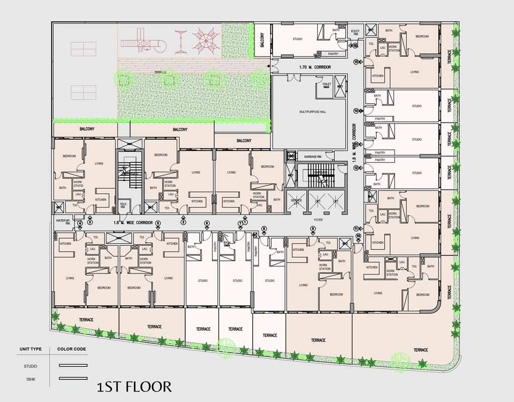 Pearl House at JVC Floor Plan