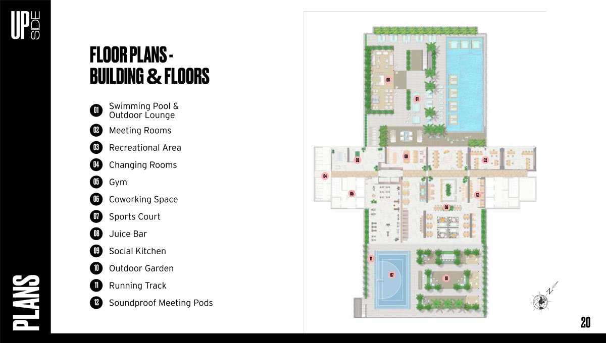 Upside Business Bay Floor Plan