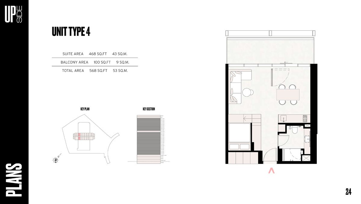 Upside Business Bay Floor Plan