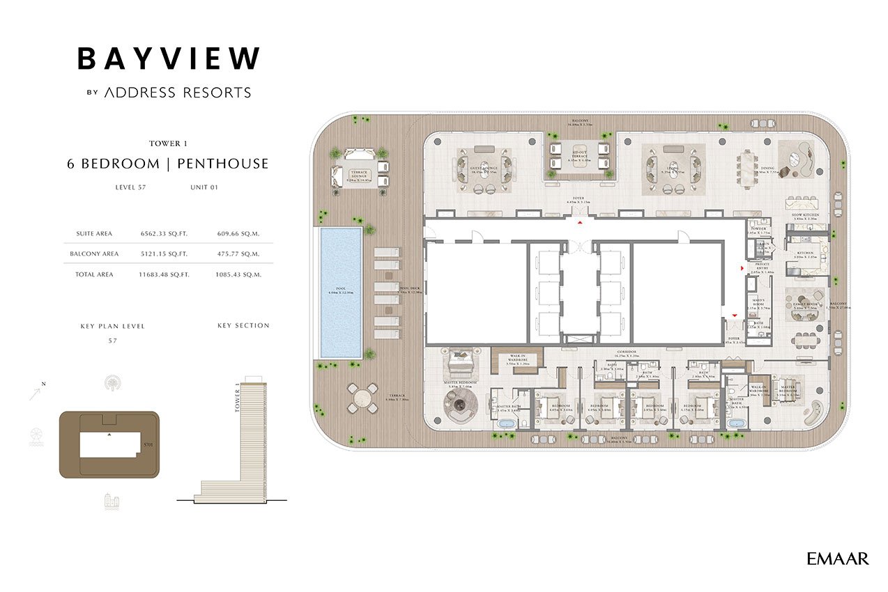 Bayview by Address Resorts Floor Plan