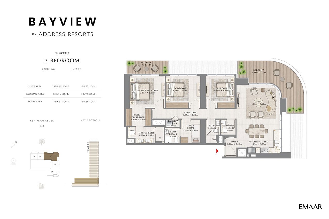 Bayview by Address Resorts Floor Plan
