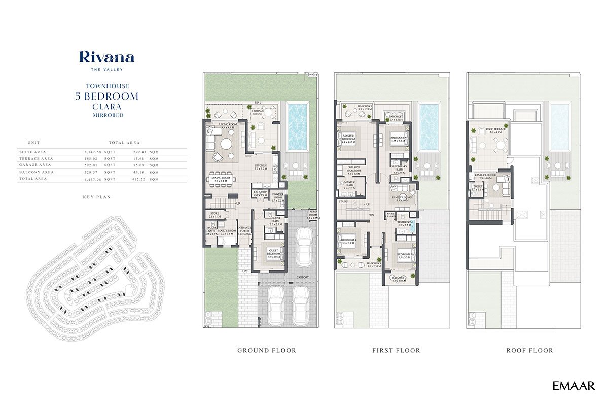 Rivana The Valley Floor Plan