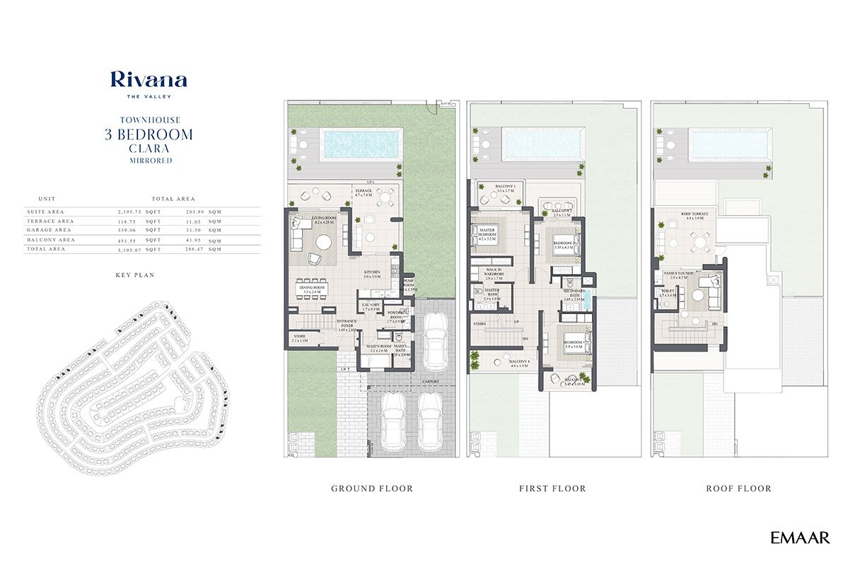 Rivana The Valley Floor Plan