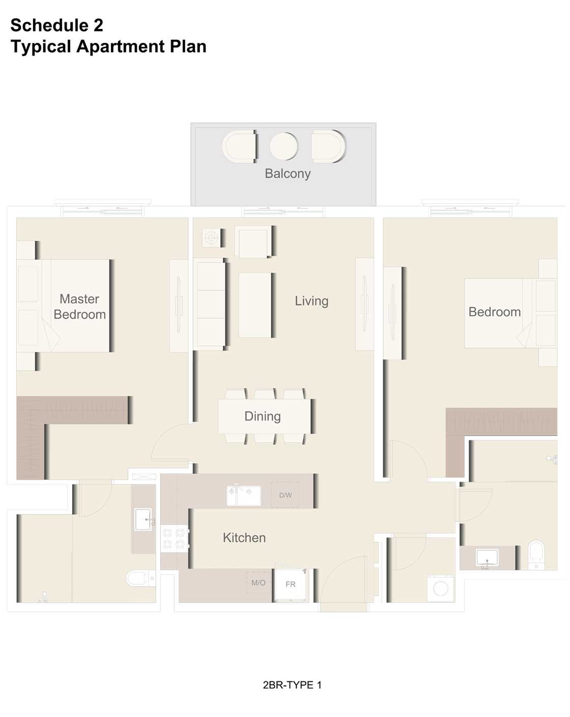 Ellington Eaton Place Floor Plan