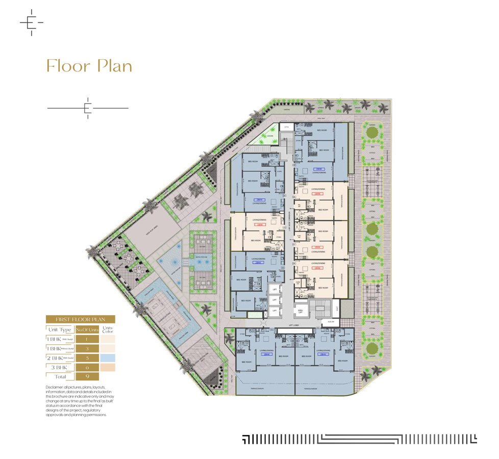 Marquis Elegance at Arjan Apartment Floor Plan