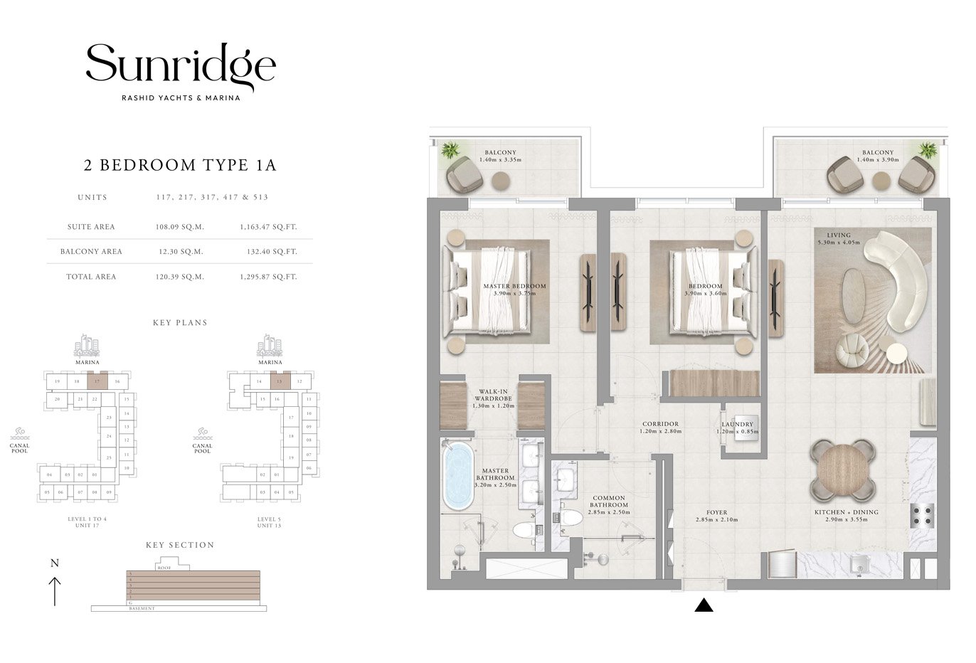 Emaar Sunridge Apartments Floor Plan