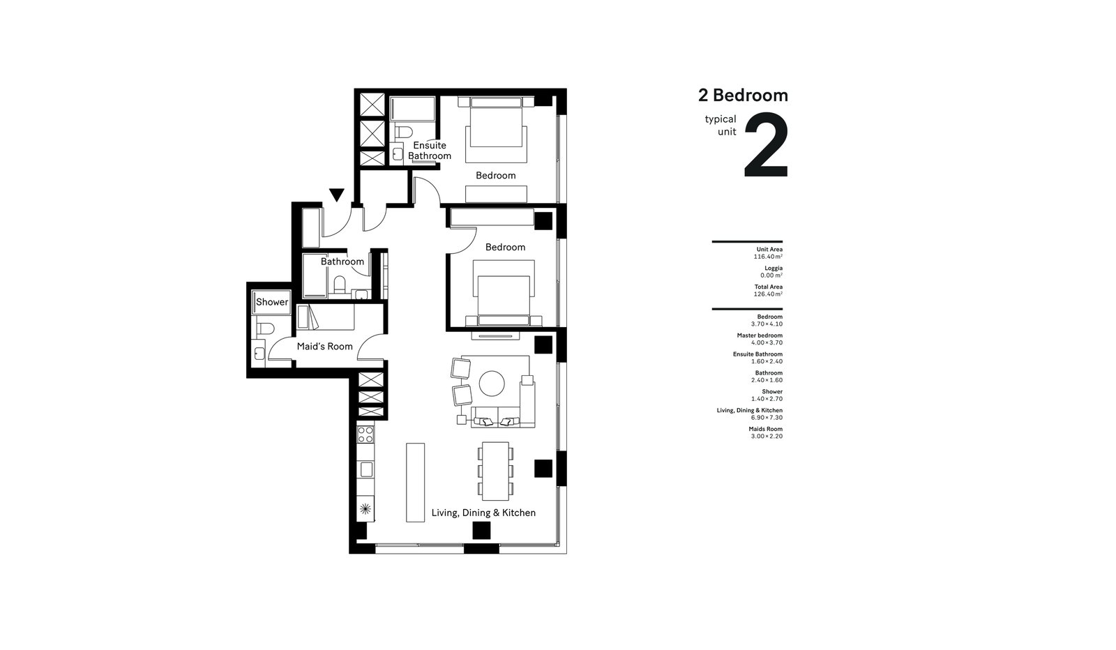 Pixel Al Reem Island Floor Plan