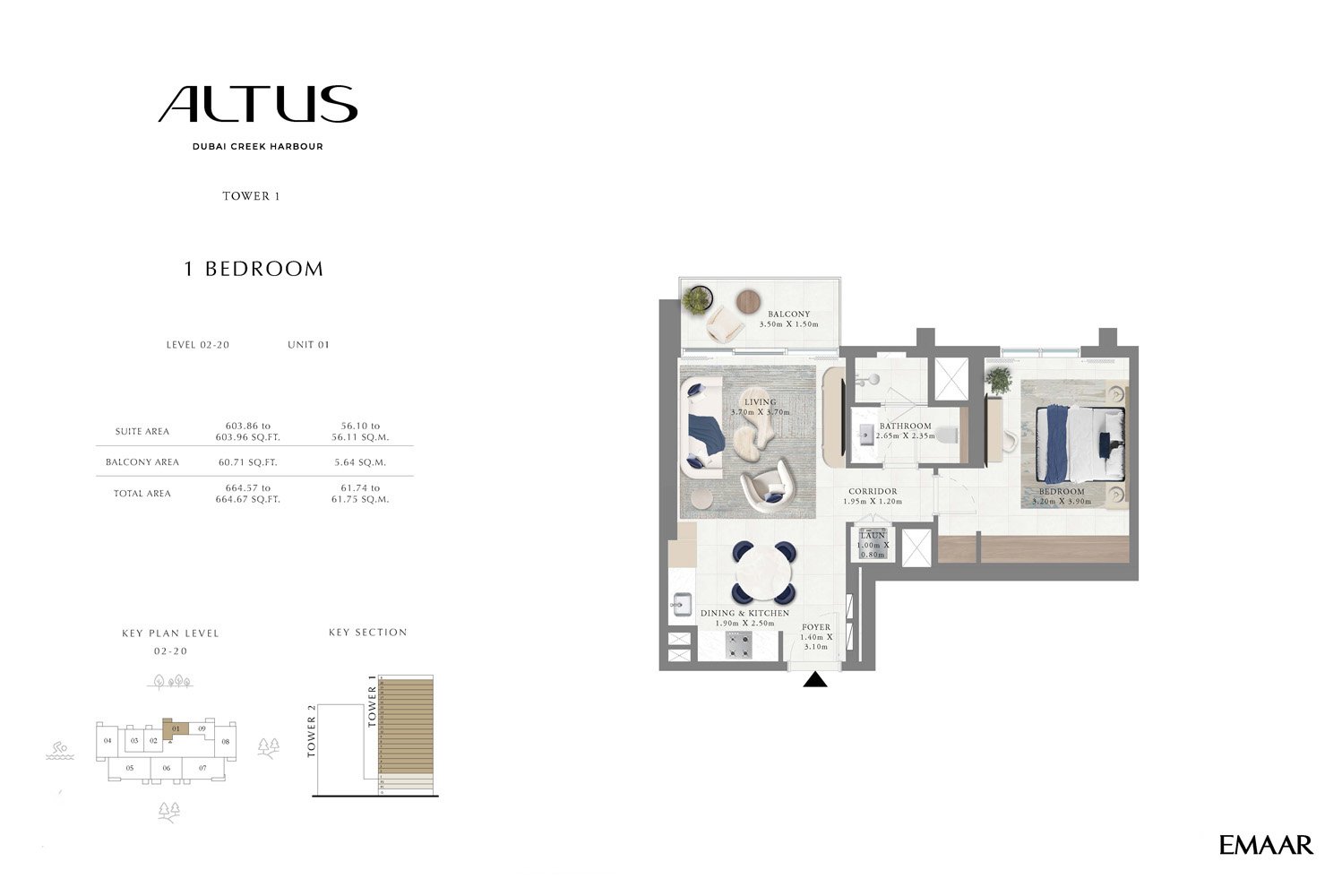 Altus – Dubai Creek Harbour Floor Plan