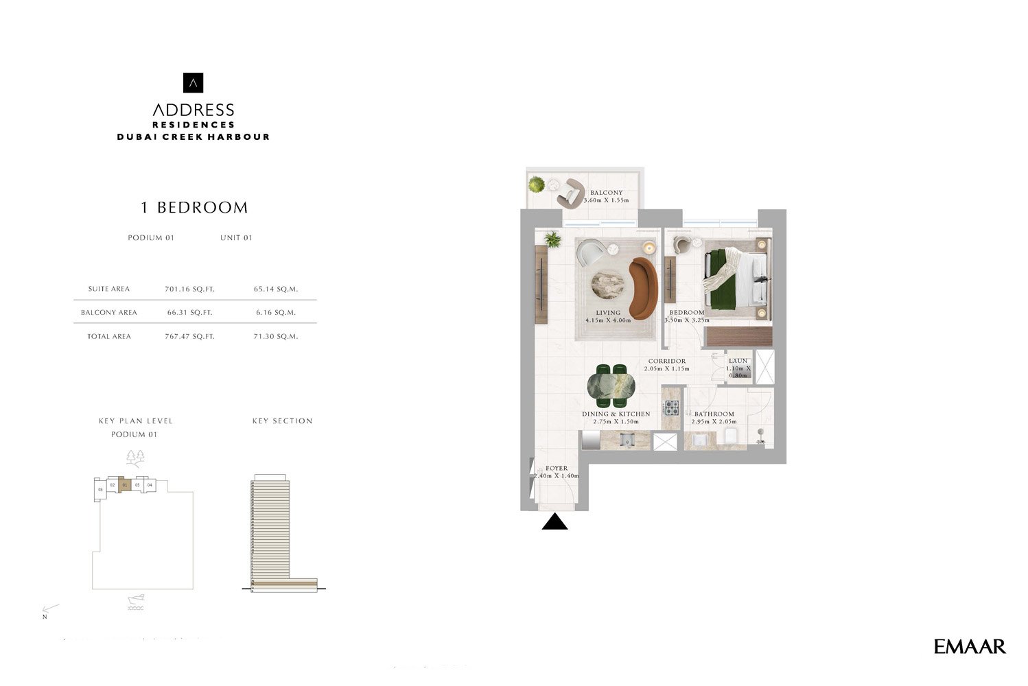 Address Residences Floor Plan