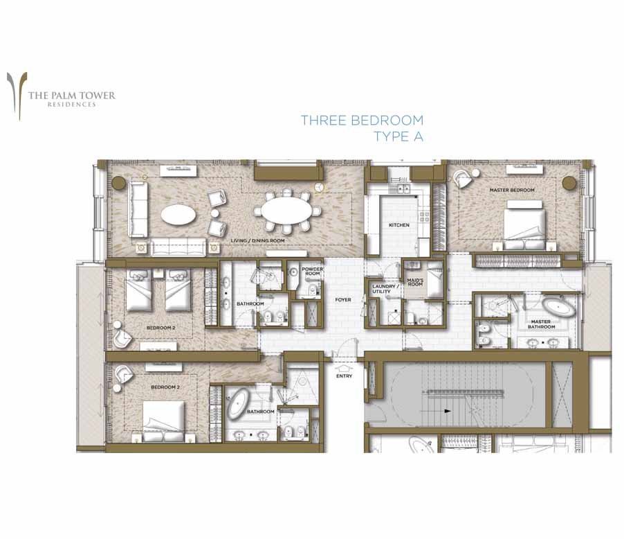 The Palm Tower Floor Plan