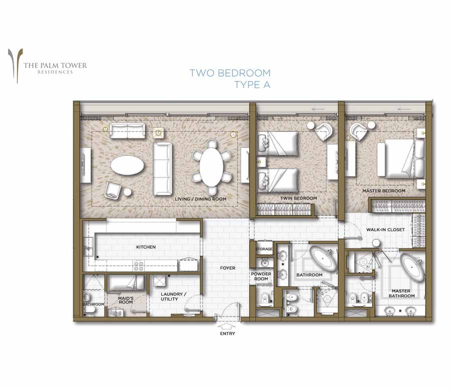 The Palm Tower Floor Plan