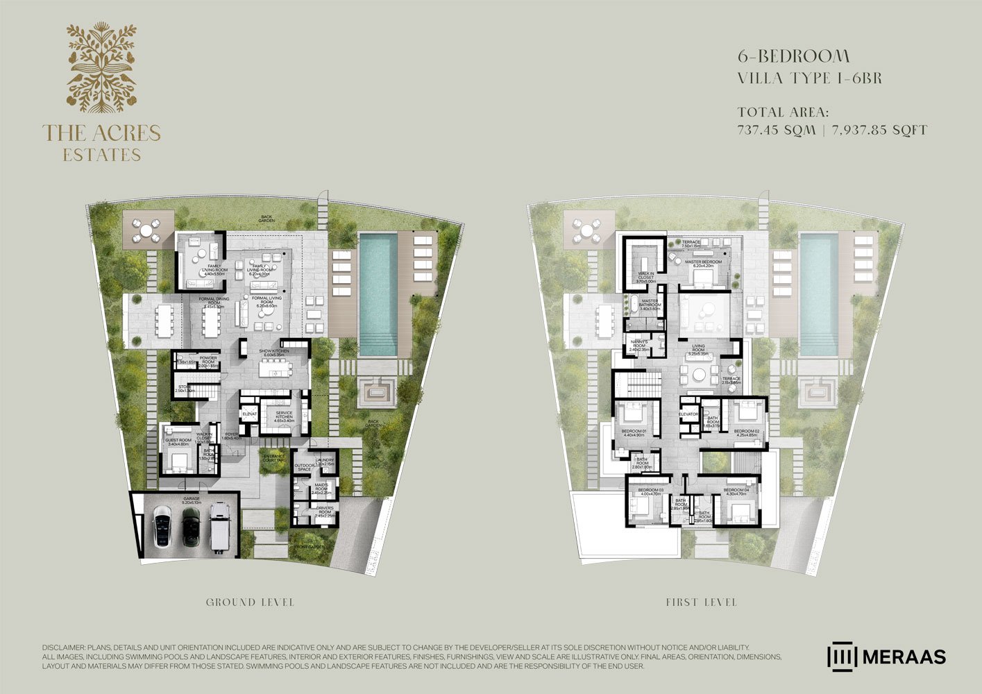 The Acres Estates by Meraas Floor Plan