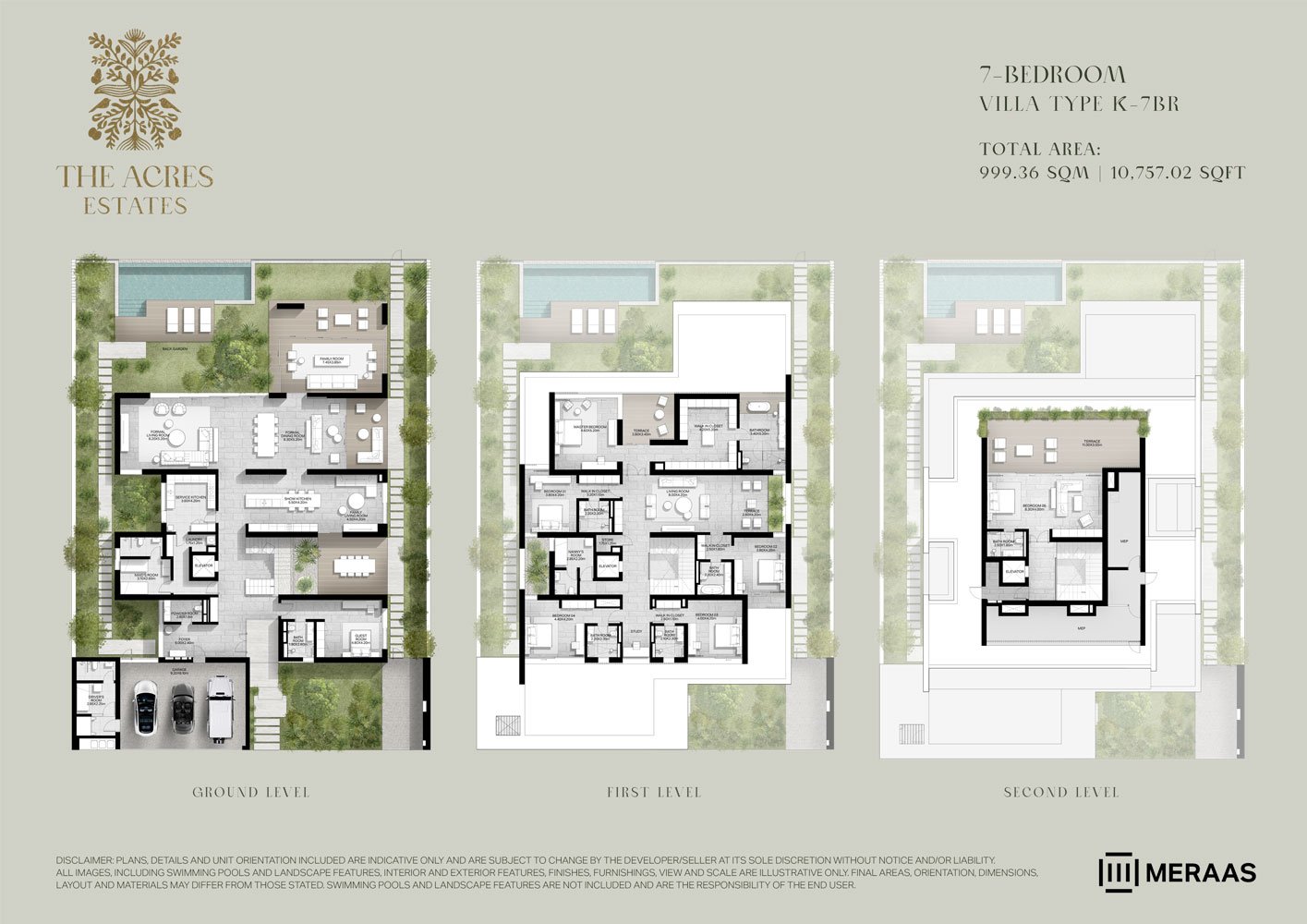 The Acres Estates by Meraas Floor Plan