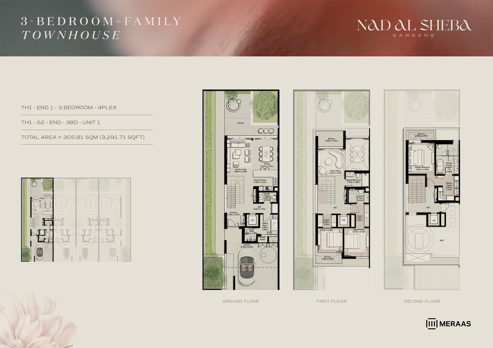 Nad Al Sheba Gardens Phase 7 Floor Plan