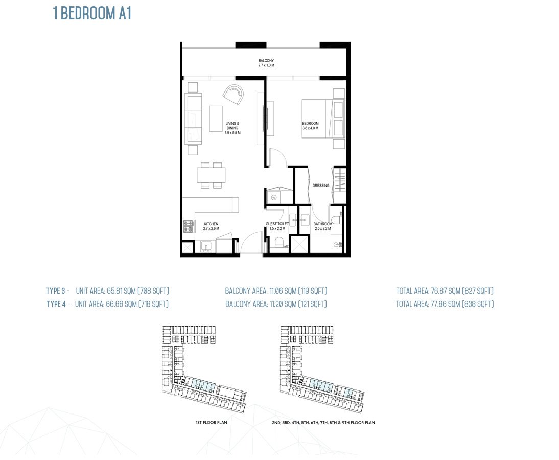Rove Home Aljada Floor Plan