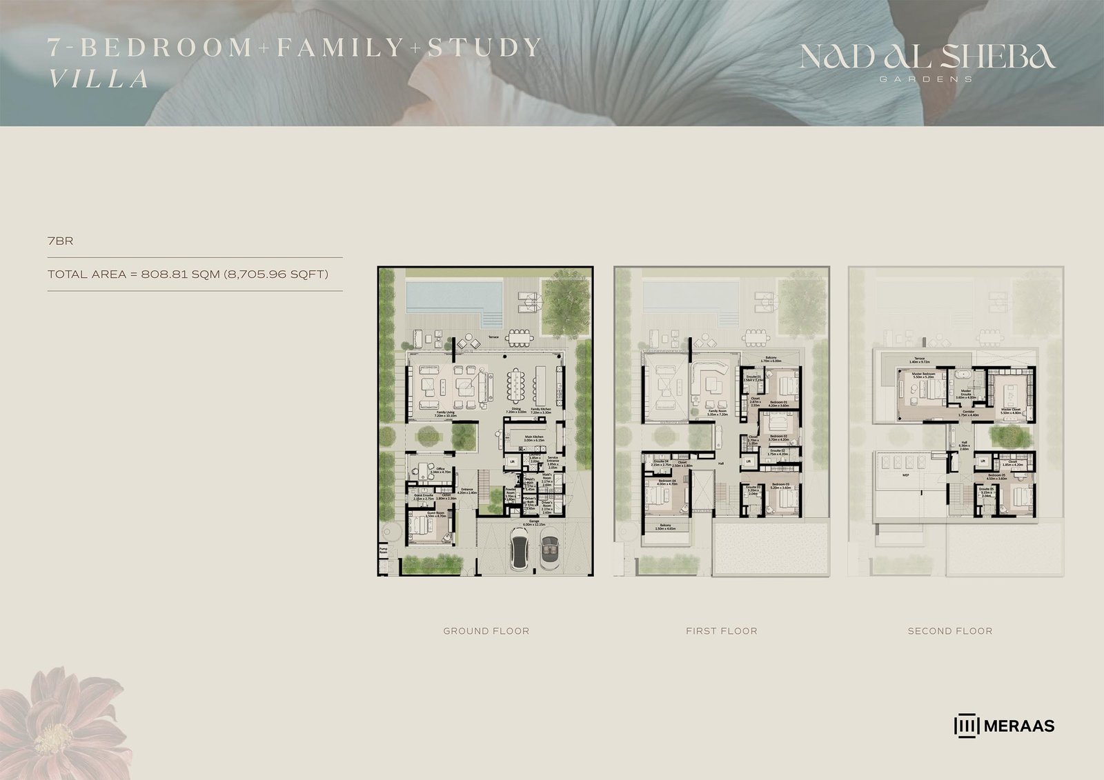 Nad Al Sheba Gardens Phase 7 Floor Plan