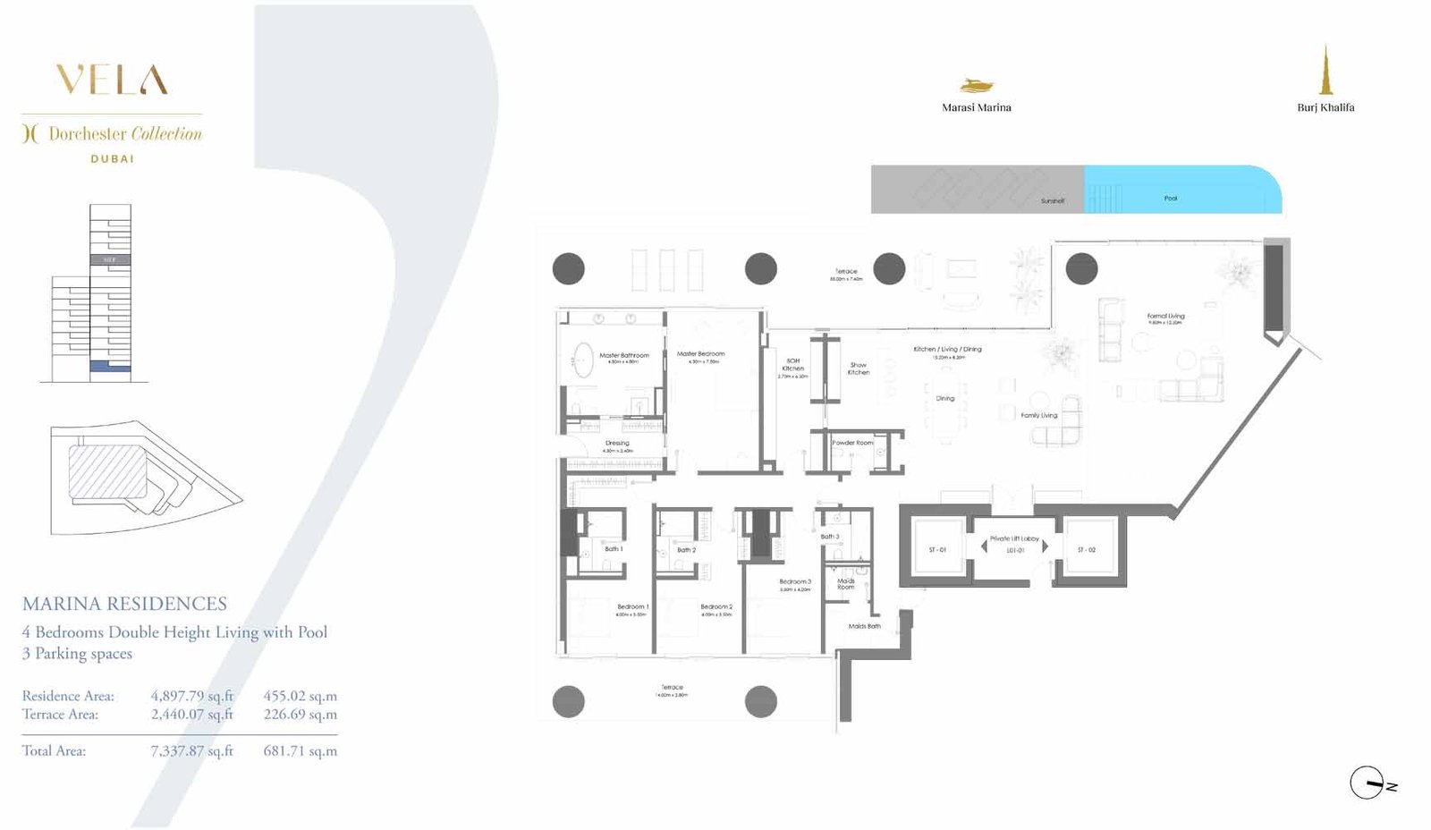 Vela by Omniyat Floor Plan