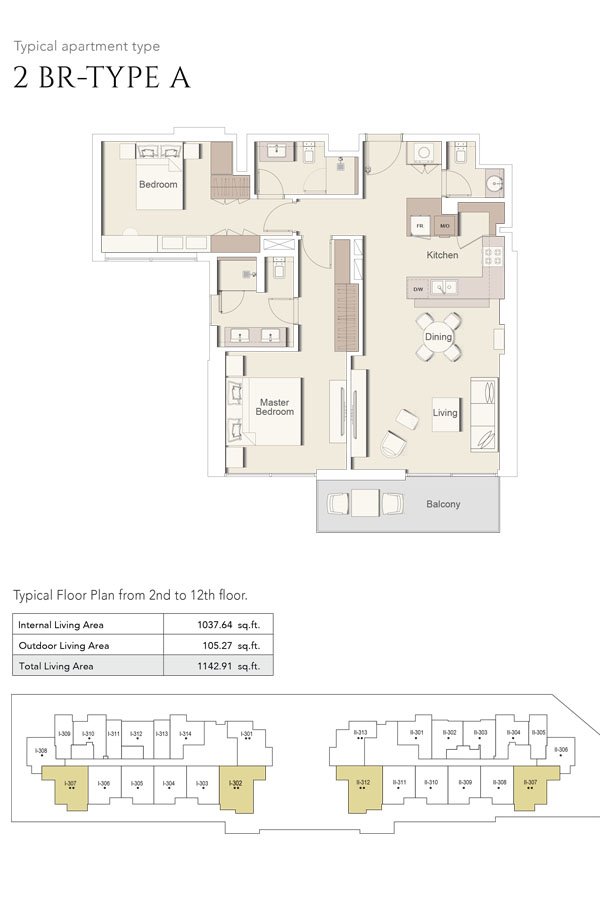 Wilton Park Residences 2 Floor Plan