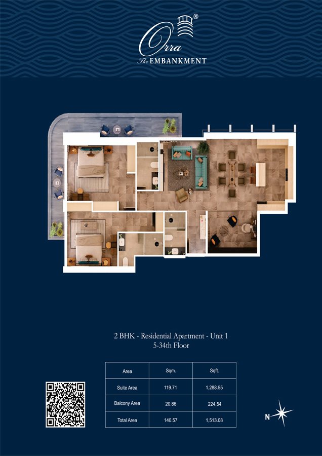 Orra The Embankment Floor Plan