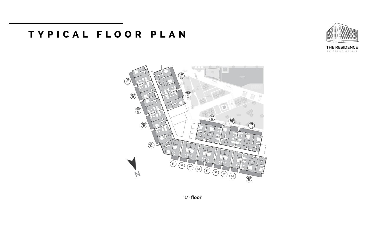 The Residence by Prestige One Apartment Floor Plan