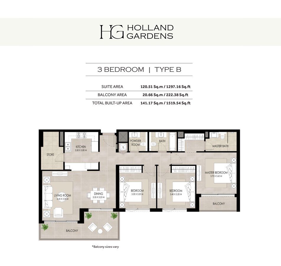 Holland Gardens Floor Plan