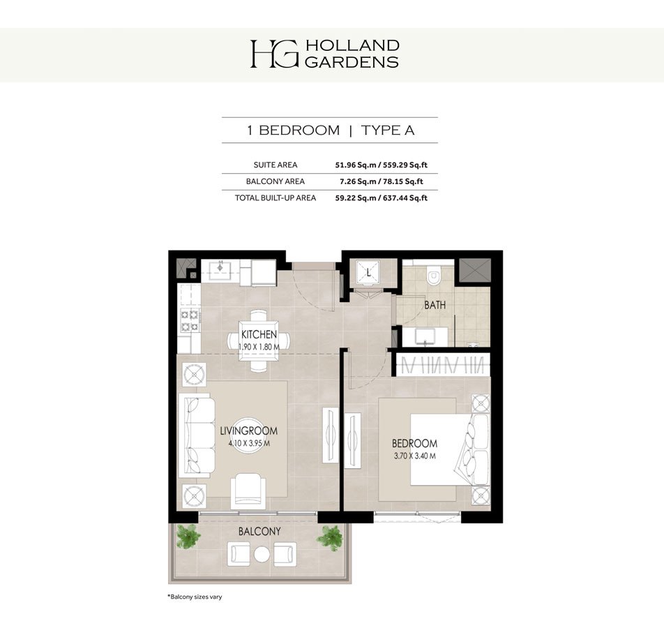 Holland Gardens Floor Plan
