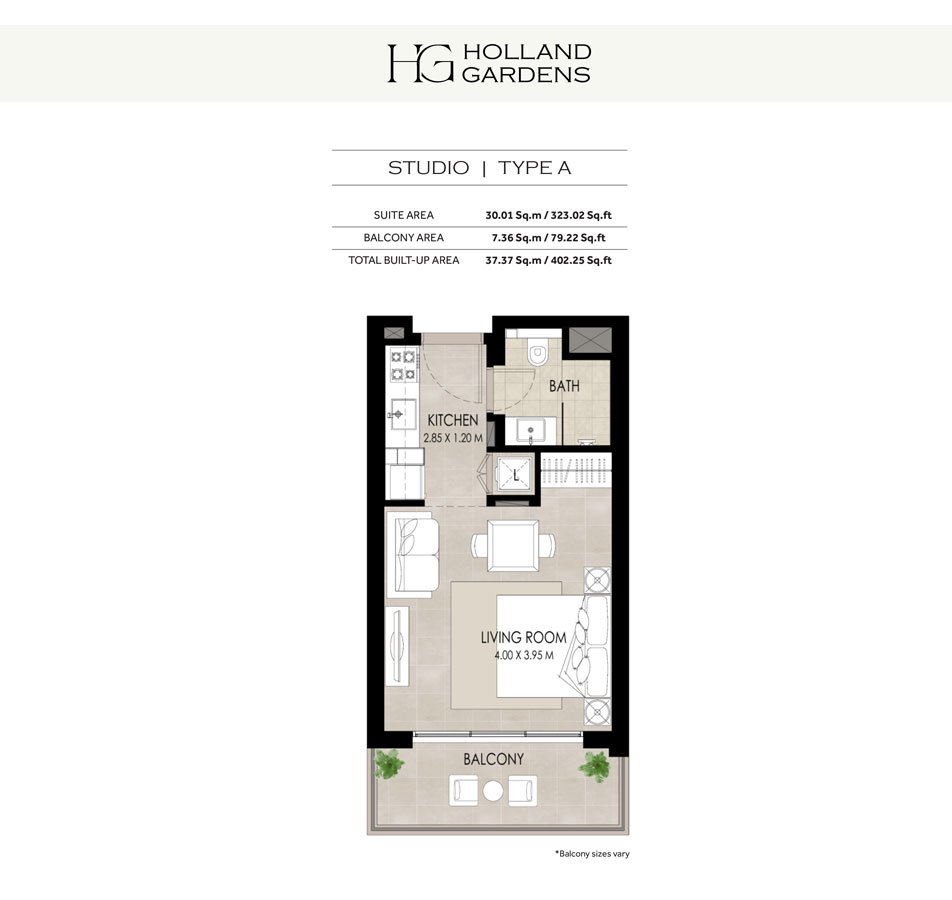 Holland Gardens Floor Plan