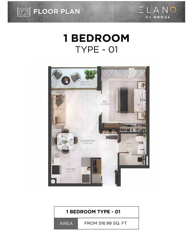 Elano by Oro24 Floor Plan