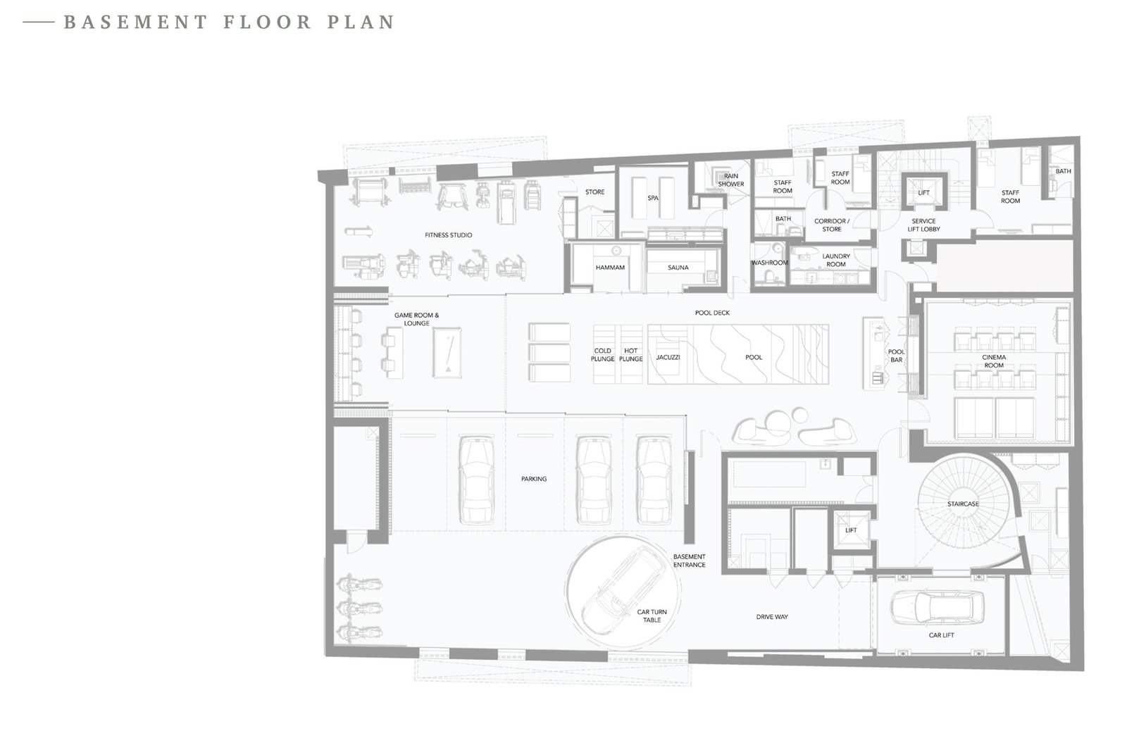 Ellington Villa Collection Mansion Floor Plan