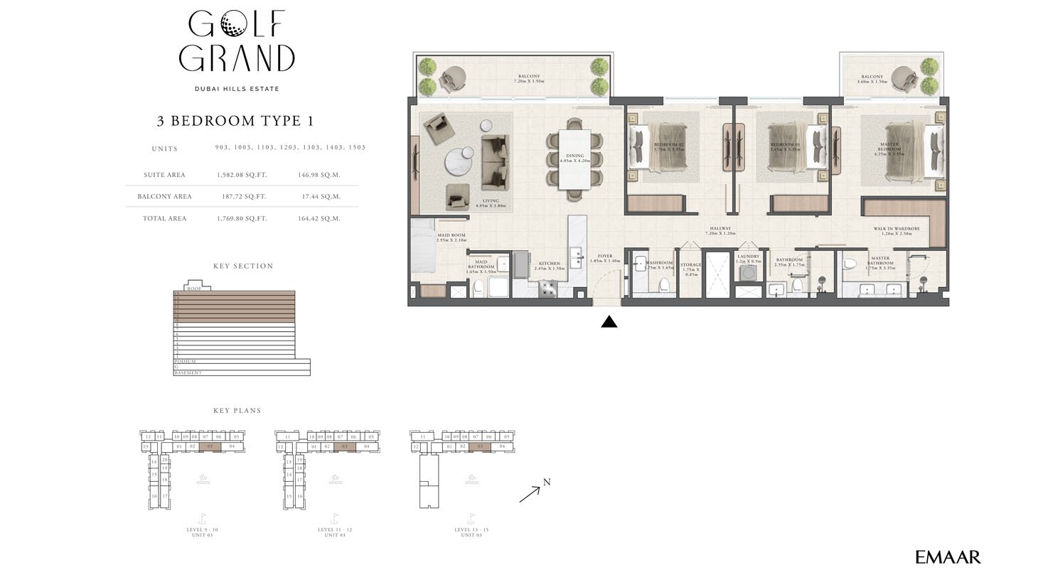 Emaar Golf Grand Floor Plan