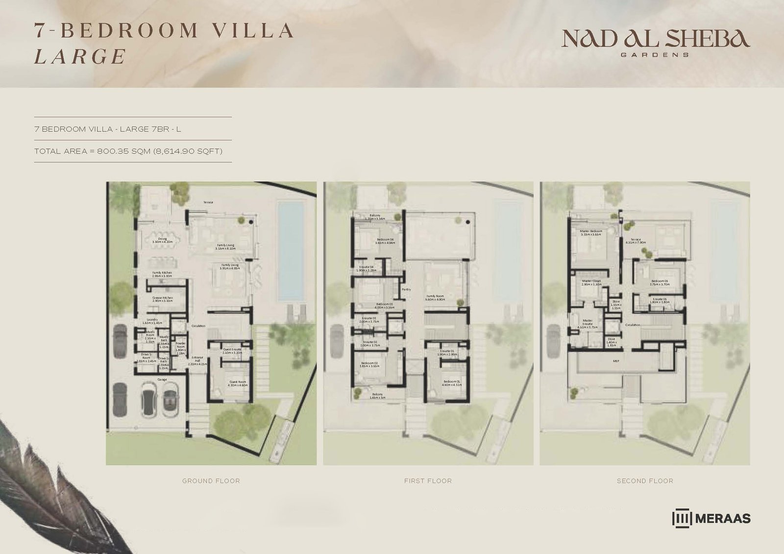 Nad Al Sheba Gardens Phase 5 Floor Plan