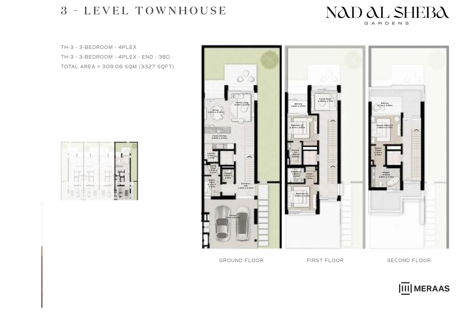 Nad Al Sheba Gardens Phase 4 Floor Plan