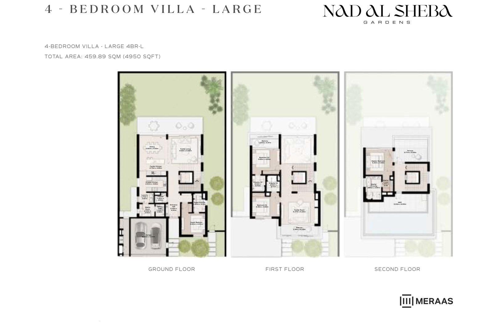 Nad Al Sheba Gardens Phase 4 Floor Plan