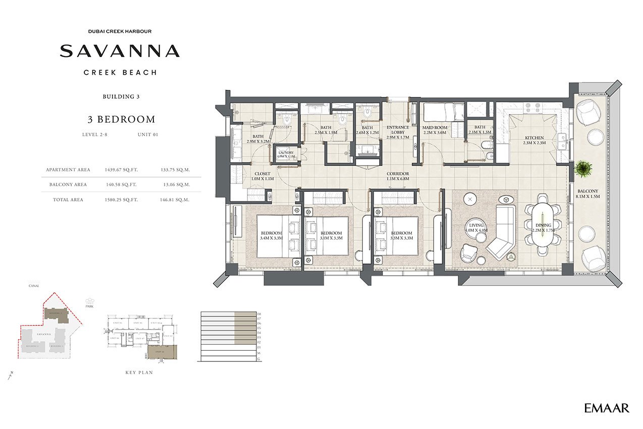 Emaar Savanna Floor Plan