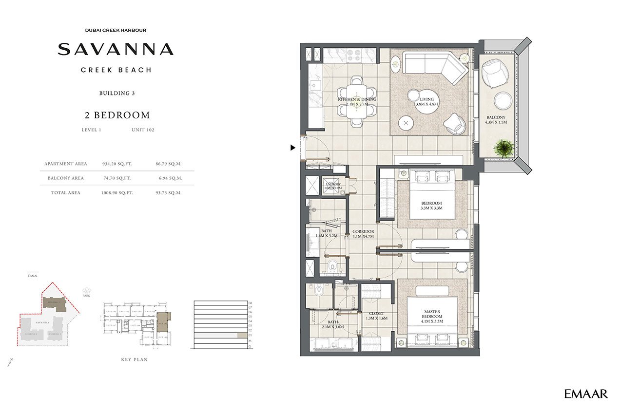 Emaar Savanna Floor Plan