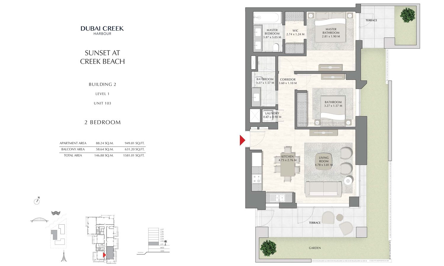 Sunset at Creek Beach Floor Plan