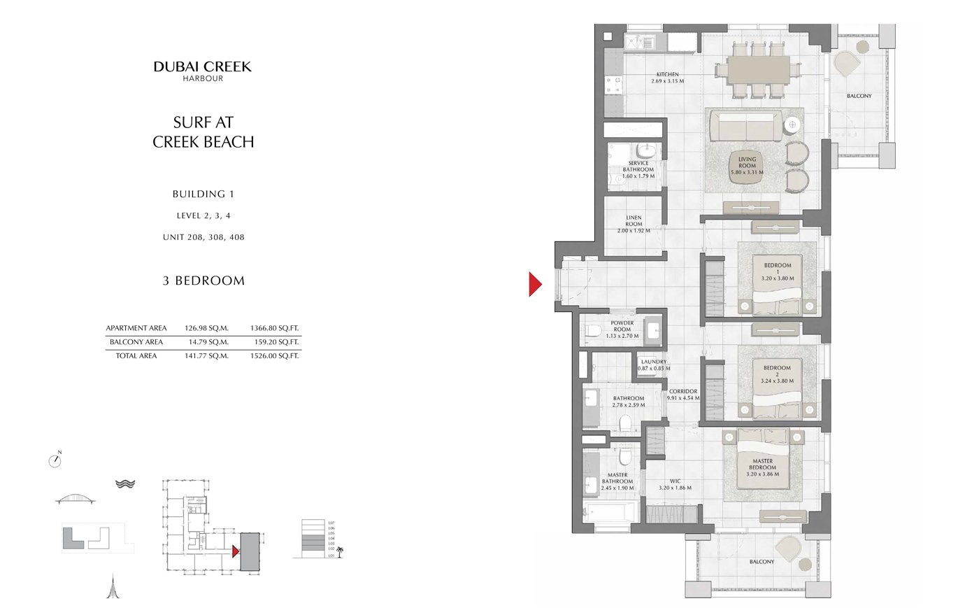 Surf Creek Beach Floor Plan