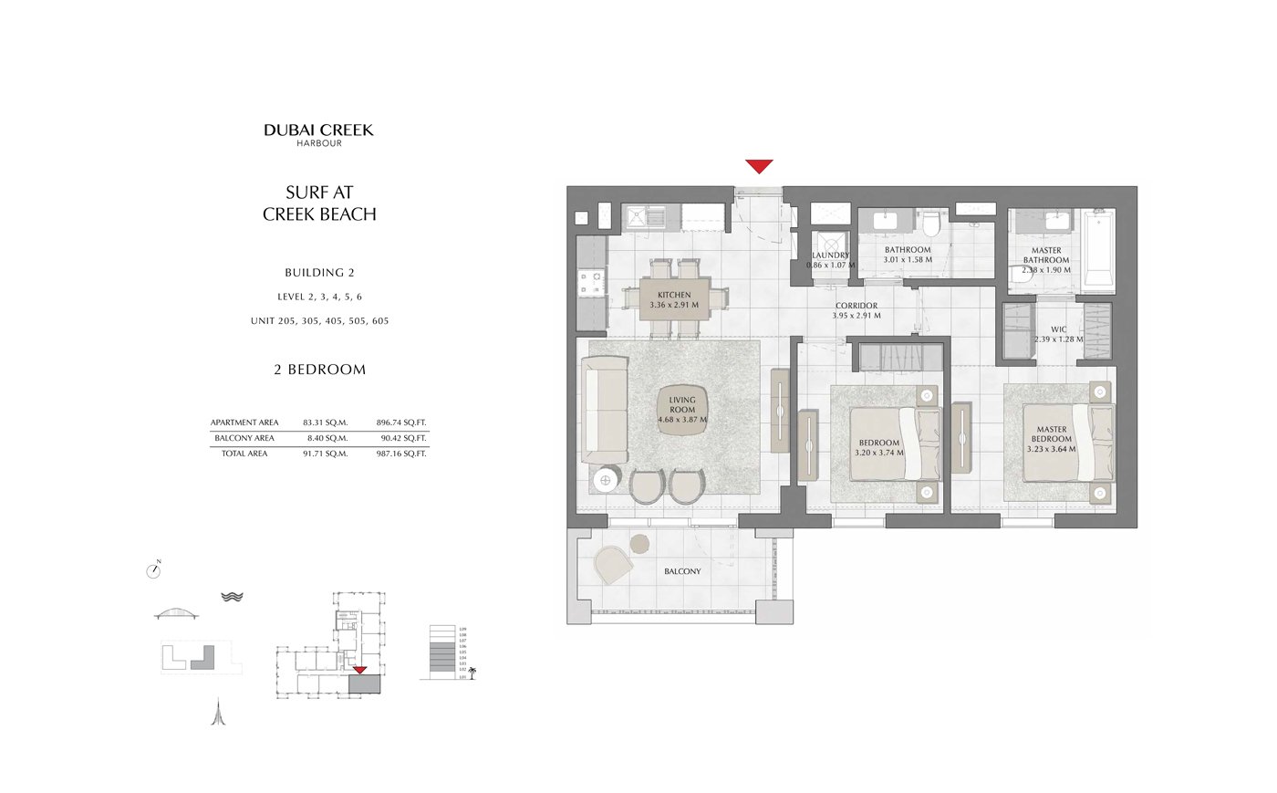Surf Creek Beach Floor Plan