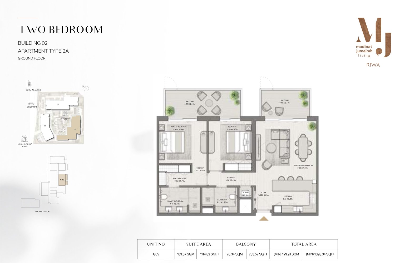 Riwa at MJL Floor Plan