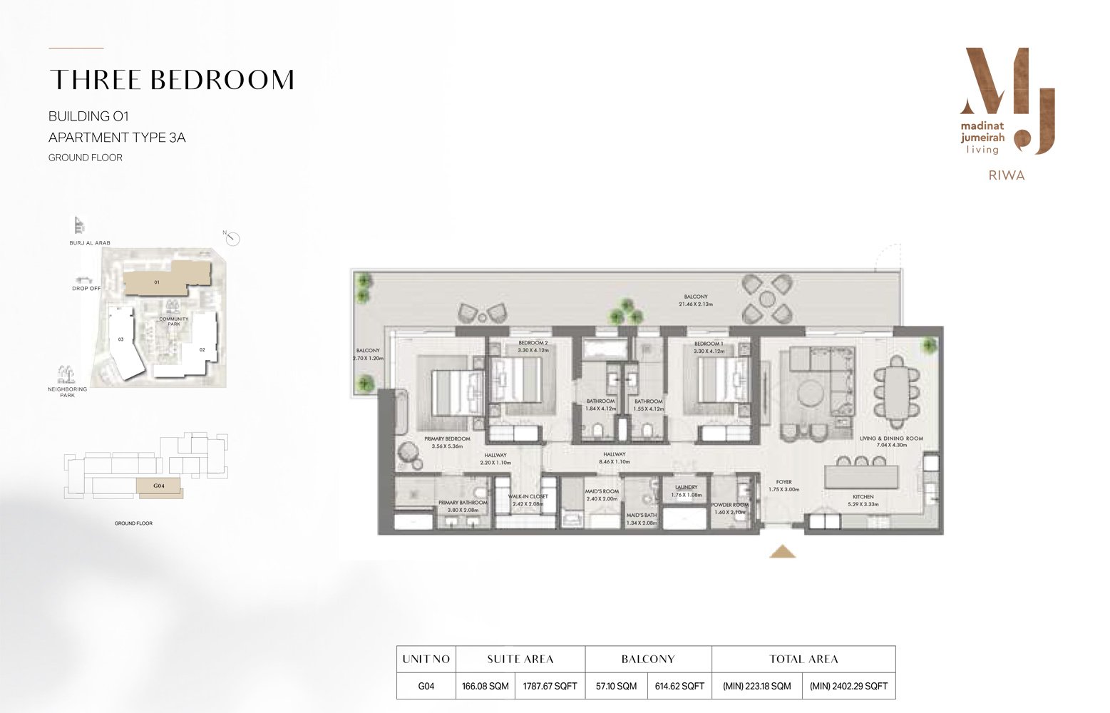 Riwa at MJL Floor Plan